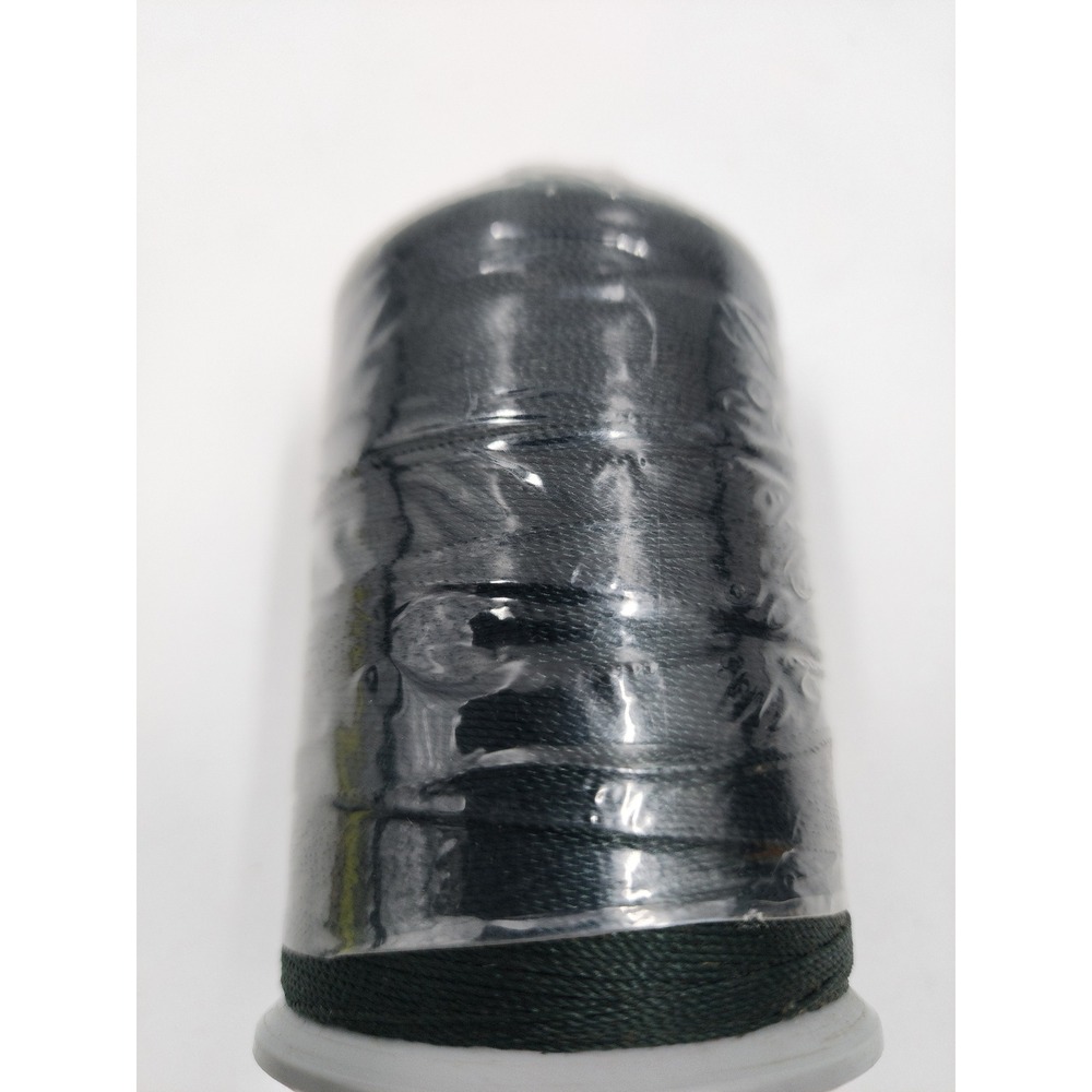 Industrial Strength Sewing Thread Spool Forest Green Dark Charcoal 4.25 Inch - Picture 4 of 5
